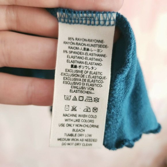 Free People Lana Floral SMALL Smocked Off Shoulder Mermaid Floral Strapless Top - Picture 9 of 9